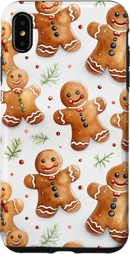 Vista 11 de Christmas Gingerbread Man Pattern for Girls Cute Xmas Baking Case for iPhone 17