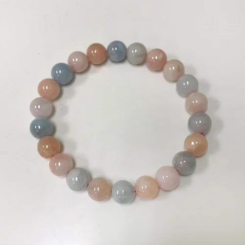 Vista 167 de Gem Avenue Handmade Round Bead Stretch Bracelet Unisex Natural Stone Beaded Jewelry for Men & Women, Elastic Wristband for Daily Wear