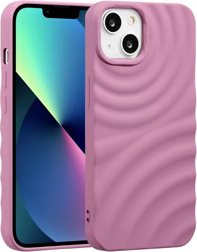 Vista 9 de ZCDAYE Funda diseñada para iPhone 11, bonita funda para teléfono con patrón de desgarrador de agua, tacto sedoso, brillante, elegante, para mujeres