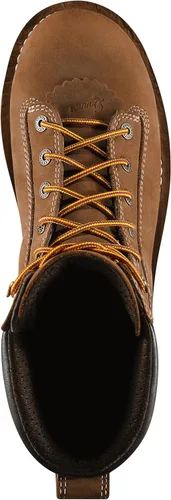 Vista 4 de Danner Quarry USA - Botas de trabajo para hombre de 8 pulgadas, 14.11 oz, duraderas, impermeables, aisladas, puntera no metálica para seguridad