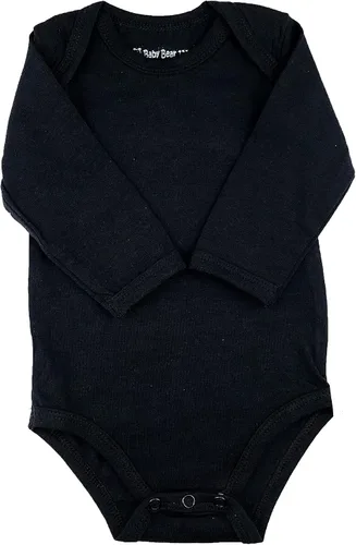 Vista 4 de 123 Bear Body de algodón suave y elastano de manga larga y corta para bebé