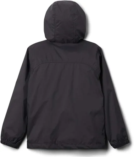 Vista 2 de Chaqueta impermeable Glennaker de Columbia para niño, color gris carbón (Shark), talla grande