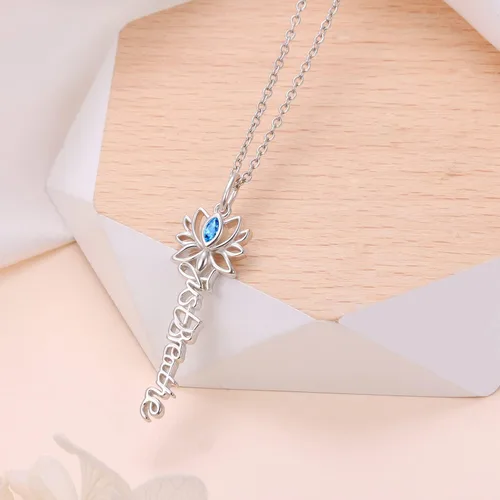 Vista 5 de Collar con colgante de plata esterlina S925 para enfermeramédicopolicíaprofesoryogas para mujer, regalo de joyería de graduación para el día