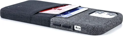 Vista 5 de Dockem Funda tipo cartera para iPhone 12 y iPhone 12 Pro: Placa de metal integrada para montaje magnético y 2 tarjeteros de crédito: 6.1" Luxe M2