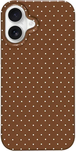 Vista 89 de Hython Funda para iPhone Air, diseño estético de lunares lindos, funda simple de 6.5 pulgadas, delgada, antiarañazos, parachoques de TPU suave, a