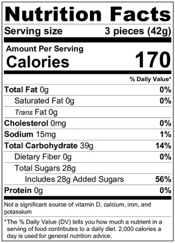 Vista 4 de Boston Fruit Slices - Bandeja de 8 onzas - Rebanadas de frutas originales de Estados Unidos - Veganas, sin gluten, completamente libres de alérgenos