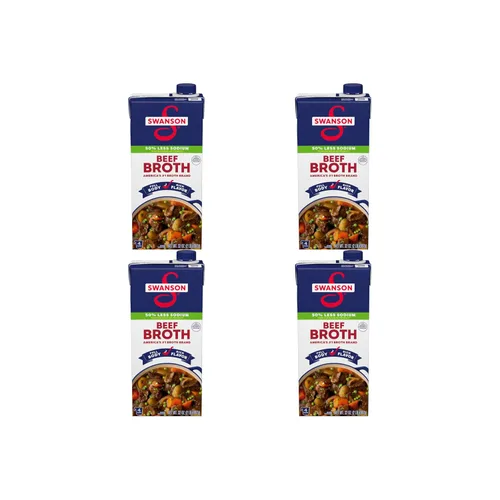 Vista 11 de Swanson Caldo de carne con 50% menos de sodio, 14.5 oz.