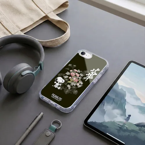 Vista 110 de Carcasa de gel para iPhone 7 Plus/iPhone 8 Plus, diseño de Snoopy Oriental de Peanuts, Badges