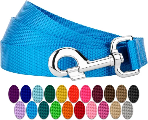 Vista 28 de Country Brook Petz - Correa para perro de nailon duradera de estilo tradicional de 1 pulgada con broche fácil de usar para razas pequeñas, medianas