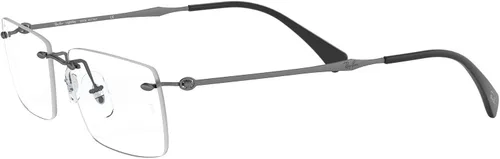 Vista 2 de Ray-Ban Men's Rx8755 Titanium Rectangular Prescription Eyeglass Frames