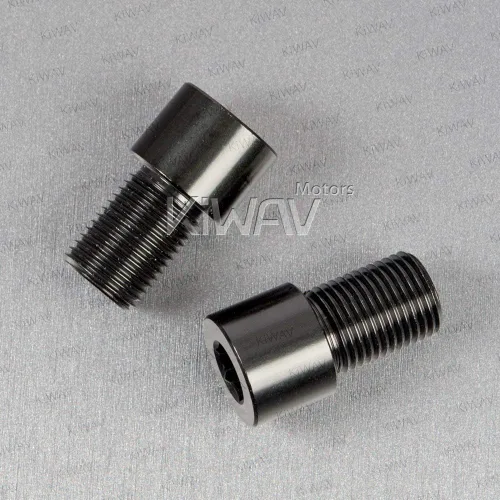 Vista 3 de KiWAV Adaptador de espejo de extremo de barra M16 para Yamaha MT-07 MT-09