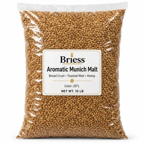 Vista 9 de Briess 2-Row Brewers Malt 1.8L - 10 lb