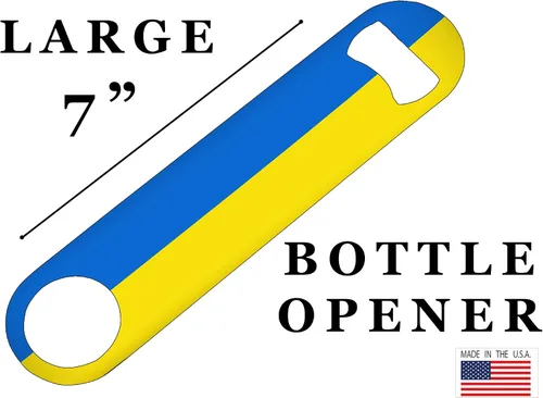 Vista 3 de Rogue River Tactical Regalo resistente del abrebotellas de la velocidad de la bandera de Ucrania para Ucrania
