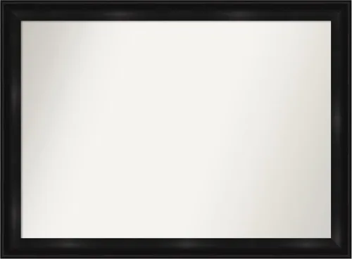 Vista 384 de Amanti Art Espejo personalizado, gran espejo de baño estrecho, espejo de pared o espejo de tocador de baño sobre el fregadero (24 x 24 pulgadas)