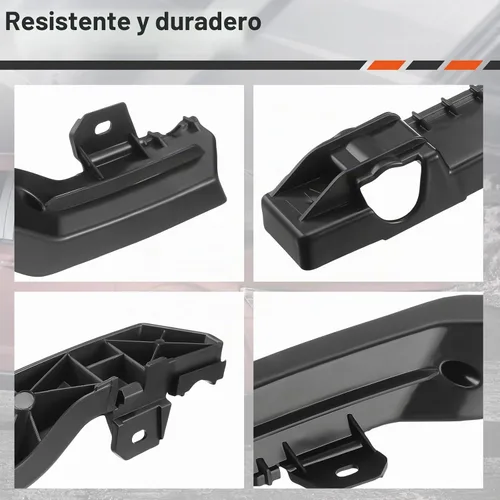 Vista 3 de Juego de Soportes de Parachoques Delantero Izquierdo y Derecho Compatible con Dodge Journey 2009 2010 2011 2012 2013 2014 2015 2016 2017 Reemplazo