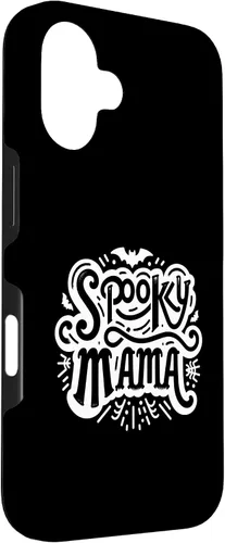 Vista 3 de Spooky Mama Halloween Mom Season Bat Mommy Parent Case for iPhone 16