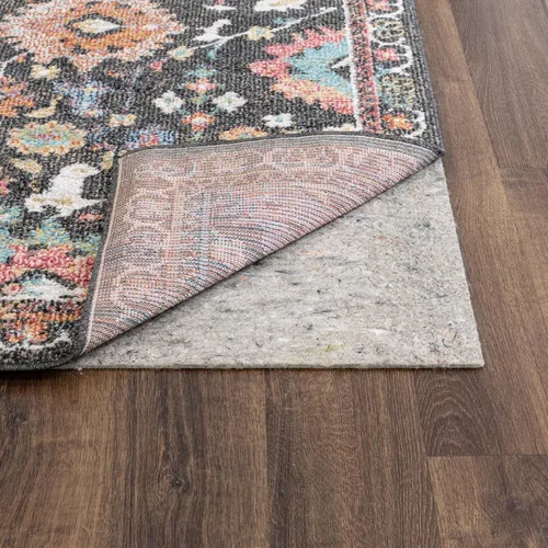 Vista 10 de Mohawk Home - Almohadilla de doble superficie para alfombra, color gris liso, 1/4 pulgadas de grosor (2 x 16 pies)