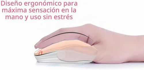 Vista 7 de JUHOO Ratón inalámbrico con nano receptor para PC, laptop, notebook, computadora, MacBook, menos ruido, ratones ópticos portátiles y móviles