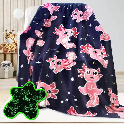 Vista 7 de Regalos de Oso Juguetes para Niños Niños Bebé - Manta de Oso que Brilla en la Oscuridad Regalos de Oso para Decoración de Cumpleaños Edad 12 3 4 5 6