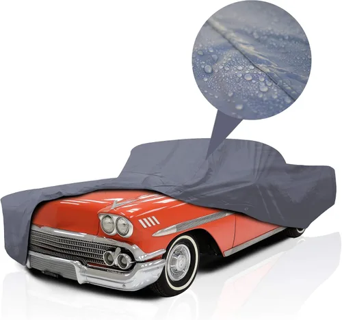 Vista 31 de USCarCover: Funda de coche de 5 capas para Cadillac CT4-V 2020-2026 Sedán 4 puertas, cobertura completa, ajuste semi personalizado, protección