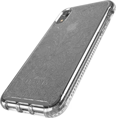 Vista 9 de tech21 Pure Design Liberty Grosvenor - Funda para iPhone XR, transparente, T21-6529