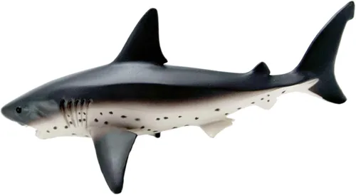 Vista 7 de Safari Ltd. Figura de tiburón salmón – Pintada a mano, realista modelo de 5.5 pulgadas – Divertido juguete educativo del océano para niños, niñas