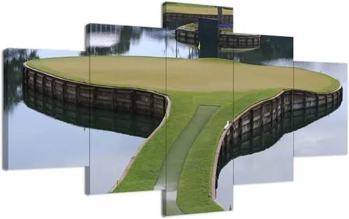 Vista 27 de chenchenArt Payne's Valley Golf Course 19th Hole - Arte de pared para sala de estar, dormitorio, baño, decoración del hogar, campo de golf