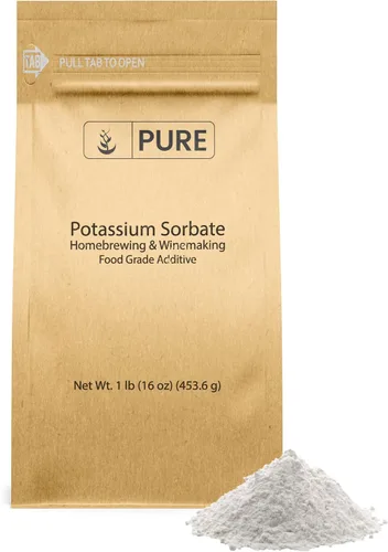 Vista 4 de PURE ORIGINAL INGREDIENTS Paquete de ácido cítrico y sorbato de potasio, (1 libra cada uno) grado alimenticio, natural