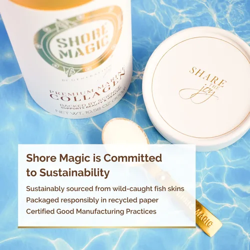 Vista 9 de Shore Magic Paquetes de colágeno de 14 días + paquete de suministro de colágeno marino de 30 días – Péptidos hidrolizados I-IV para piel, cabello