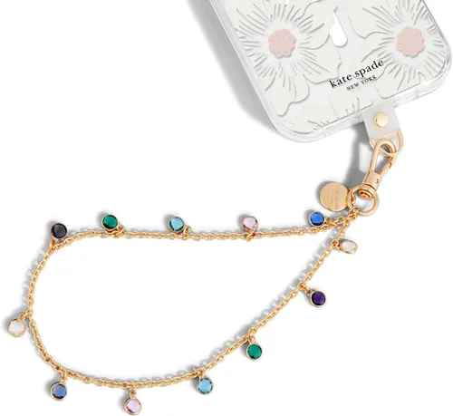 Vista 13 de kate spade new york Correa de muñeca con dije de teléfono con tarjeta de Cuenta de tortuga