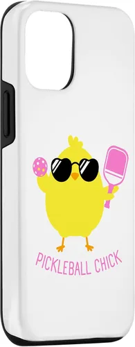 Vista 3 de Camisas divertidas de pickleball para iPhone 15, funda de PICKLEBALL CHICK