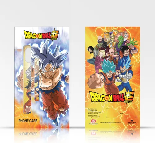 Vista 7 de Head Case Designs Funda de gel con licencia oficial de Dragon Ball Super Group Future Trunks Arc Characters [protección de grado militar] compatible