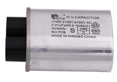 Vista 2 de Meter Star Reemplazo de condensador de microondas 2100V 0.91uf compatible con el 99% de las marcas de hornos de microondas domésticos, pin