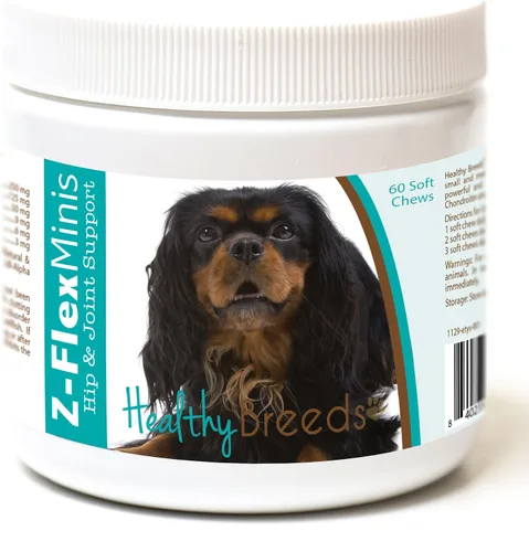 Vista 36 de Healthy Breeds Affenpinscher Z-Flex Minis - Masticables suaves para cadera y articulaciones, 60
