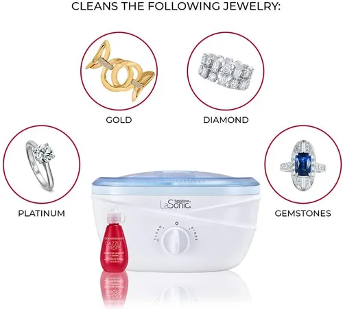 Vista 5 de CONNOISSEURS LaSonic Safewave Clean & Rinse Sonic - Máquina limpiadora de joyas