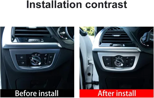 Vista 2 de YIWANG - Marco para faros delanteros de coche de ABS cromado para BMW X3 X4 G01G02 2018-2020