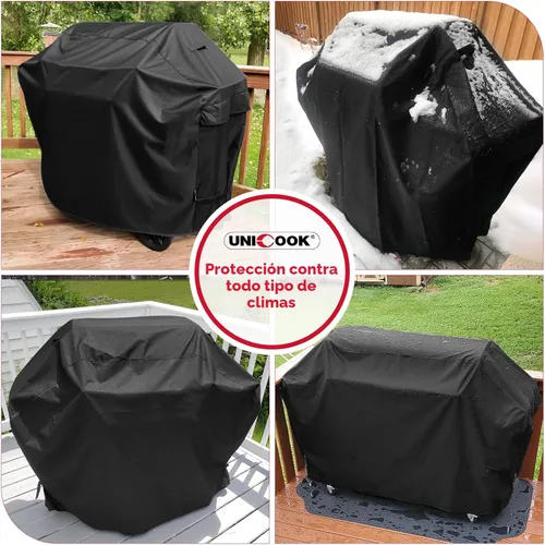 Vista 2 de Cobertor Unicook impermeable para parrilla a gas: de 60 pulgadas, resistente a la decoloración y a los rayos UV, duradero y práctico, para parrillas