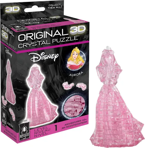 Vista 26 de Disney - Rompecabezas 3D de cristal de Cenicienta Carriage de lujo, rompecabezas de cerebro, a partir de 12 años