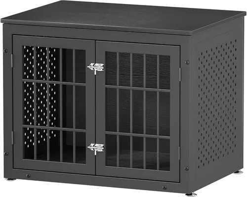 Vista 16 de rehomerance Jaula/Mueble de Servicio Pesado de 26" para Perros Pequeños, Perrera de Metal para Perros con Alta Ansiedad, Jaula para Mascotas a