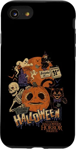 Vista 18 de Halloween Horror Nights Lil Boo - Carcasa de calabaza para iPhone 17