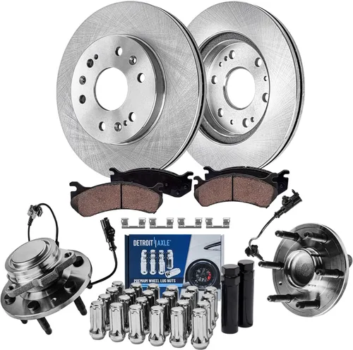 Vista 42 de Detroit Axle - Rotores de freno para Ford Mustang 2015 2016 2017 2018 2019 2020 2021 2022 2023 Rotores de freno de disco 2016 2017 2018 2019