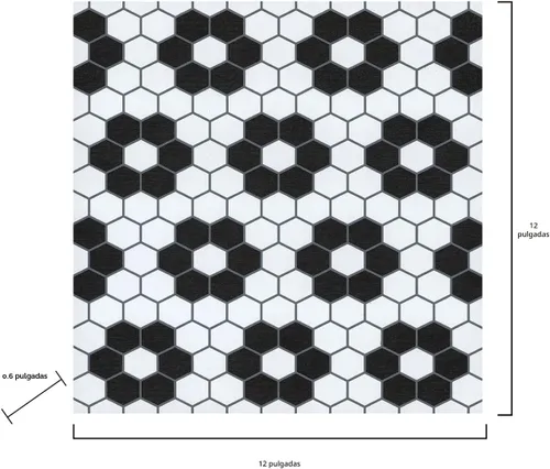 Vista 5 de FloorPops FP3931 Azulejos negros Biscotto adhesivos para el suelo