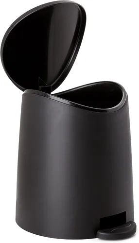 Vista 3 de Tatay Cubo de baño con pedal estándar 3L Diseño práctico y funcional Hecho de materiales altamente resistentes Compacto y fácil de usar Negro