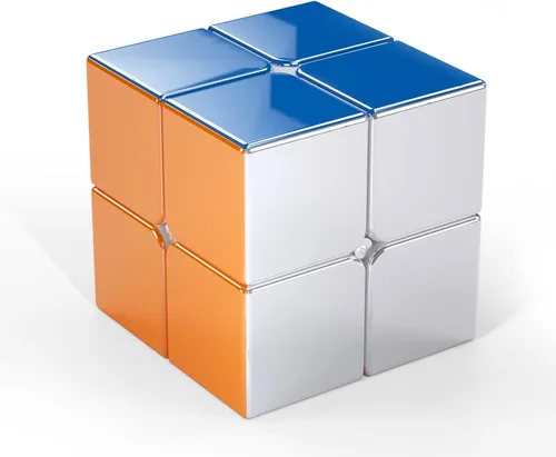 Vista 4 de Cyclone Boys 2x2 Cubo de Velocidad Magnético con Espejo Reflejo sin Pegatinas