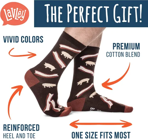 Vista 2 de Lavley If You Can Read This Bring Me Socks - Funny Gifts for Men, Women, and Teens