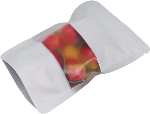 Vista 5 de minkissy Almacenamiento reutilizable para alimentos, 100 piezas de aluminio resellable y sellable, perfecto para embalaje, almacenamiento