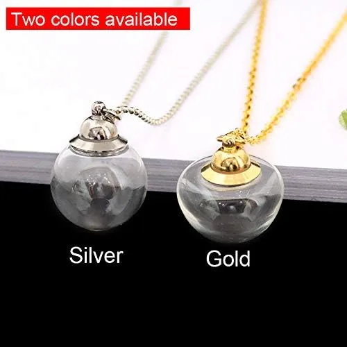 Vista 5 de Minyose - Locket de cristal rellenable hueco, 2
