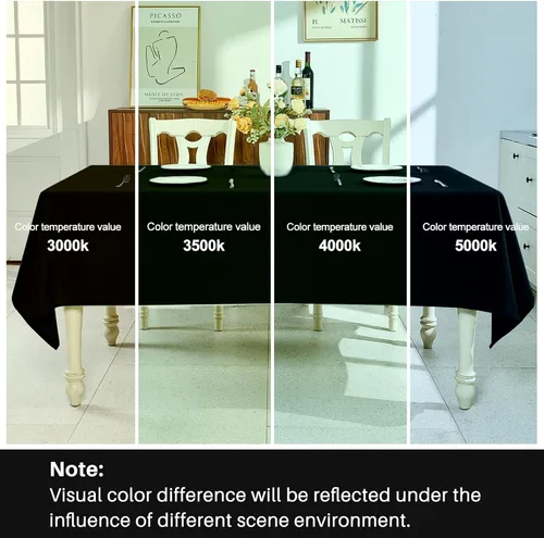 Vista 6 de IVAPUPU Mantel de Lino Texturizado para Mesa Rectangular - Mantel de Tela Impermeable Rectangular Sin Arrugas Limpiable Cubierta de Comedor