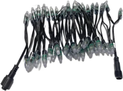Vista 3 de REXTiN® WS2811 LED Cadena Pixeles Luces digitales direccionables impermeable RGB a todo color 0.472 in DC 5V (DC5V 500pcs)