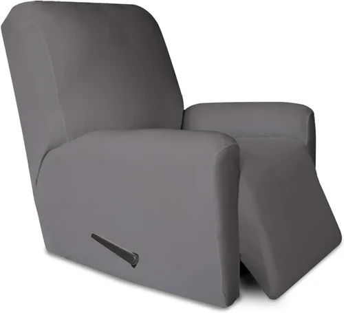 Vista 135 de PureFit Funda súper elástica para sofá reclinable con bolsillo, funda de sofá suave y antideslizante de elastano, lavable, protector de muebles